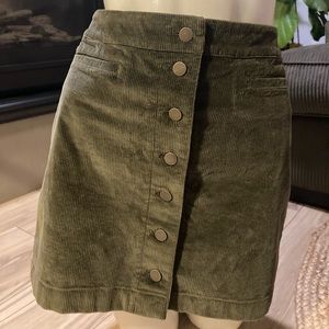 Corduroy Skirt